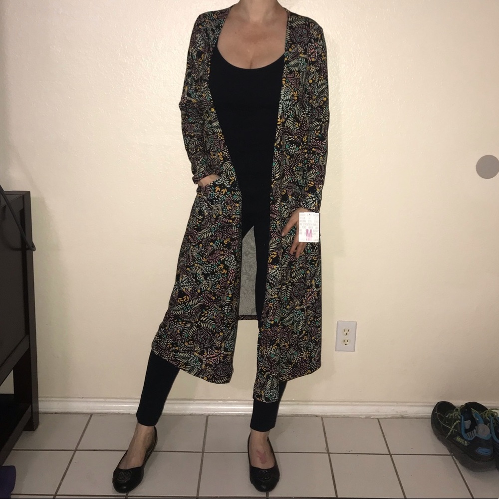 Floral print duster “Sarah Cardigan” - Picture 3 of 8